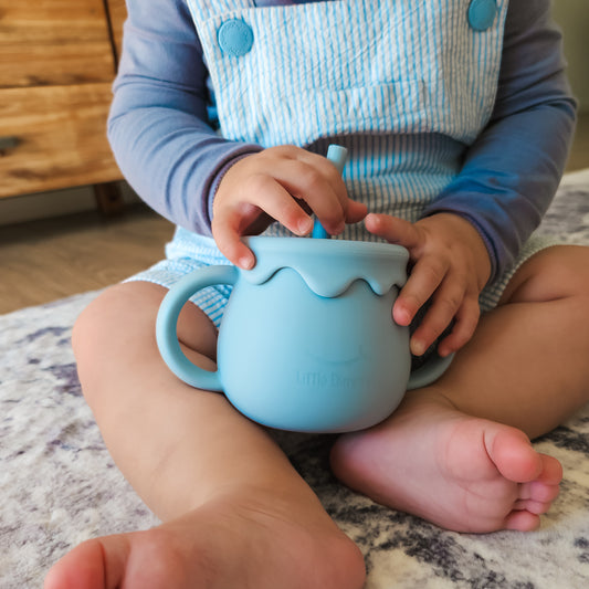 Silicone Honey Sippy and Snack Cup