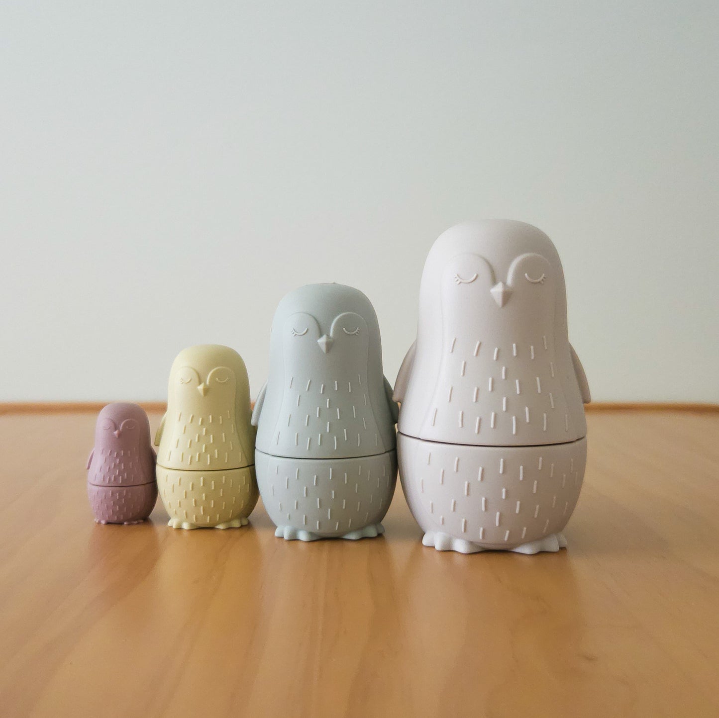 Silicone Penguin Family