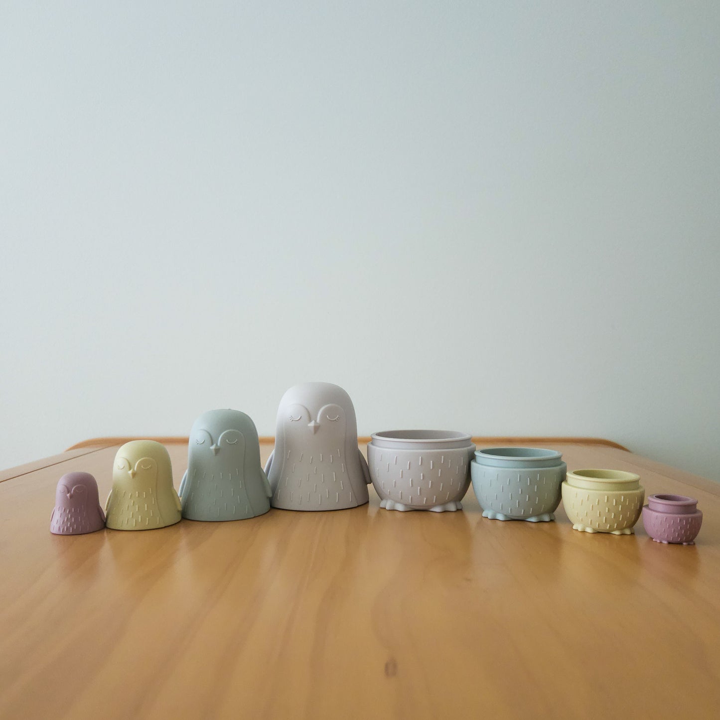 Silicone Penguin Family