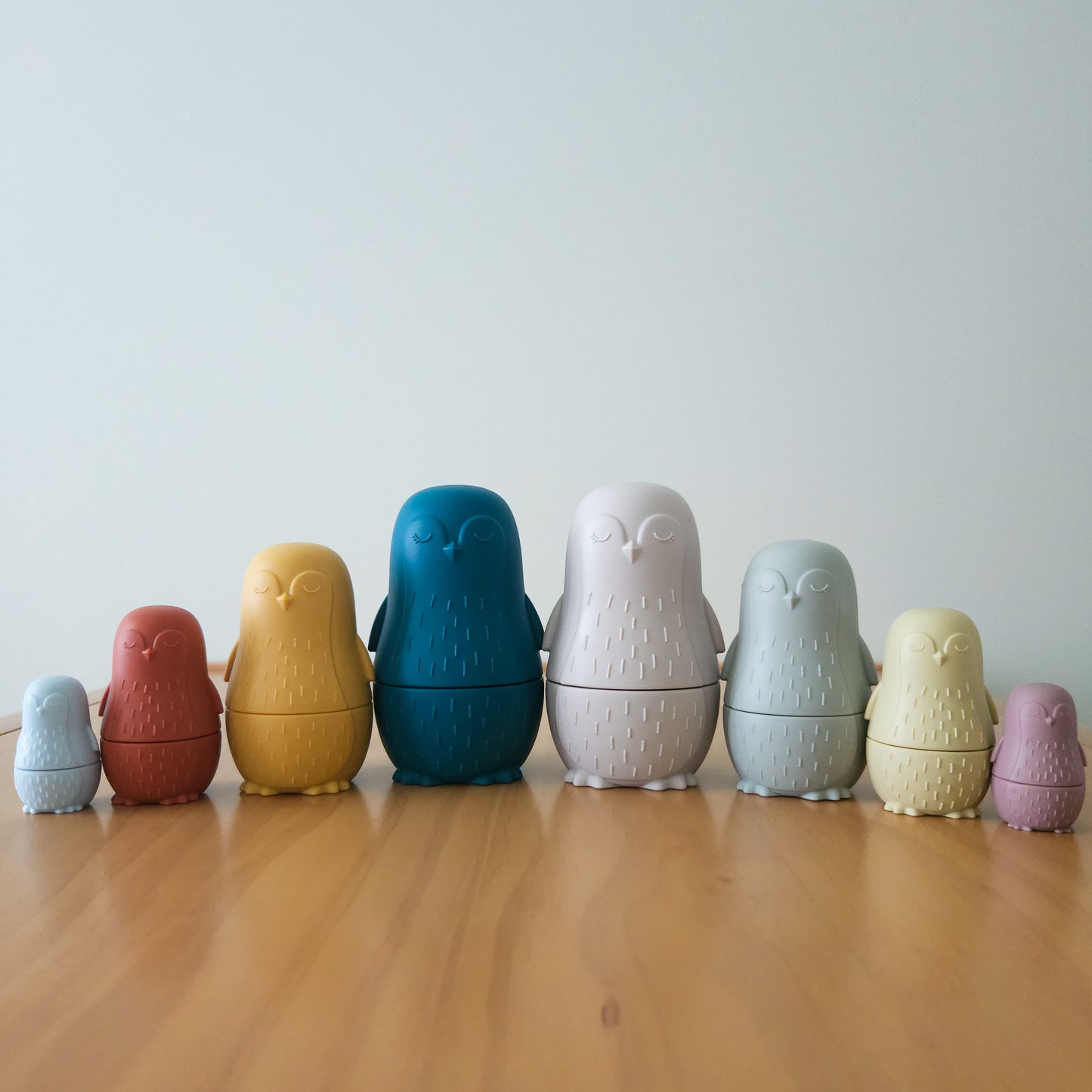 Silicone Penguin Family