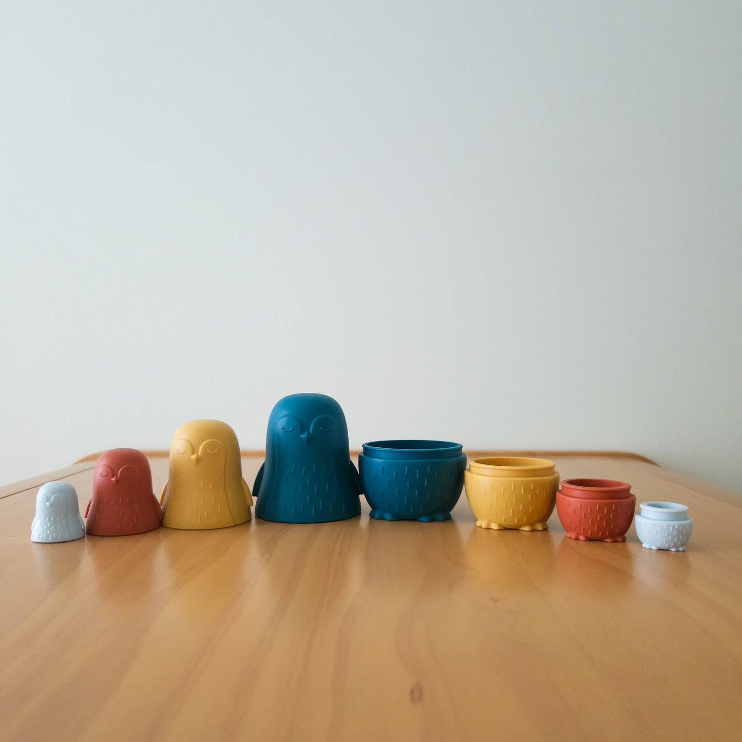 Silicone Penguin Family