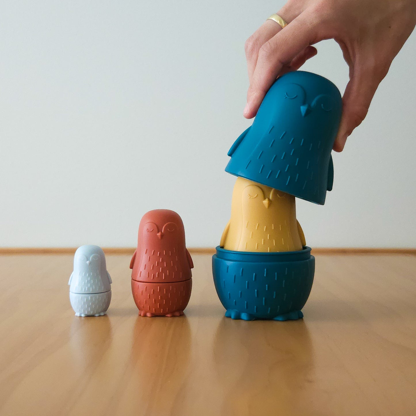 Silicone Penguin Family