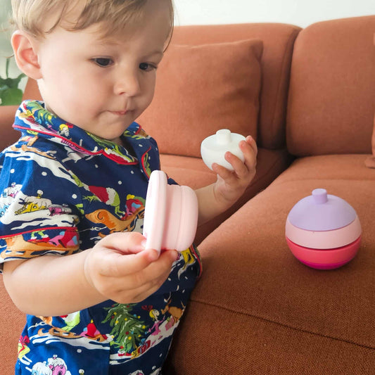 Silicone Snowman Stacker