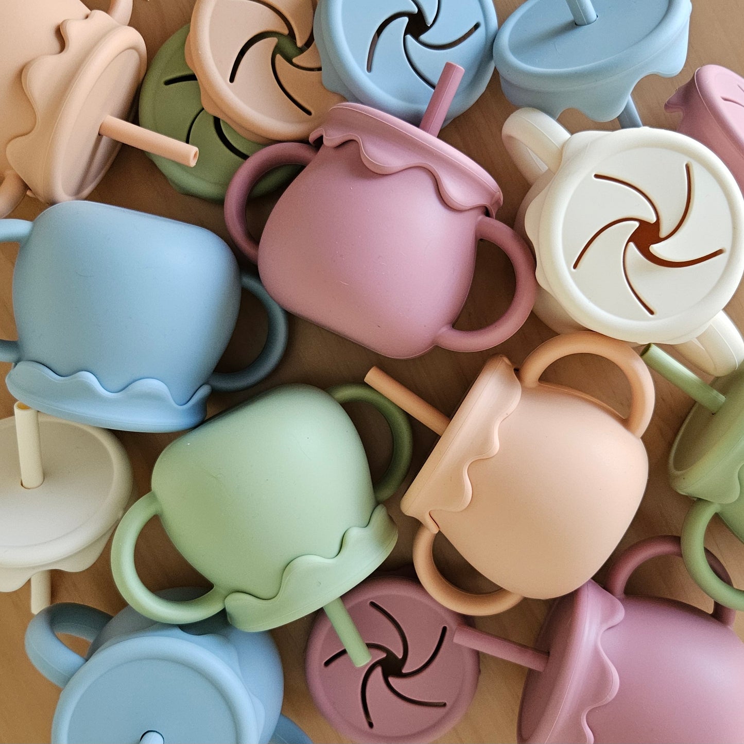 Silicone Honey Sippy and Snack Cup