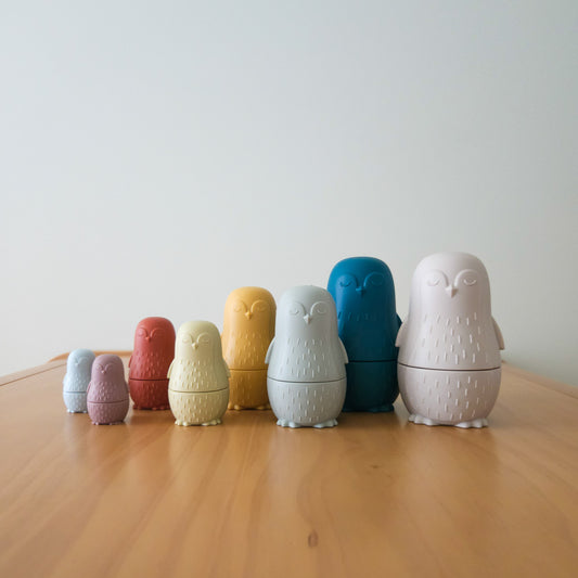 Silicone Penguin Family