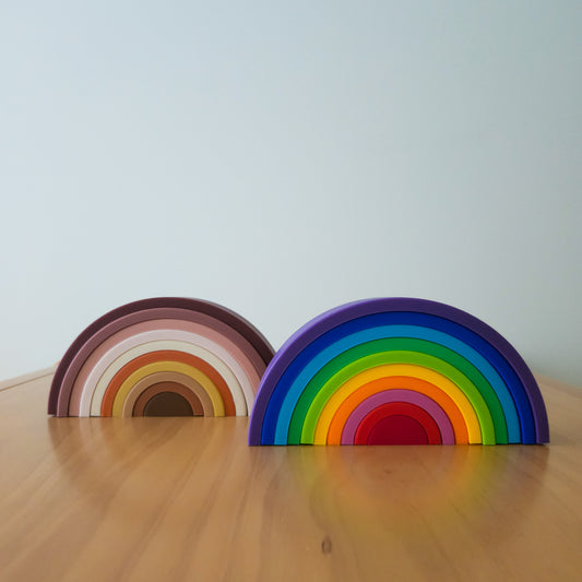 Silicone Rainbow Stacker