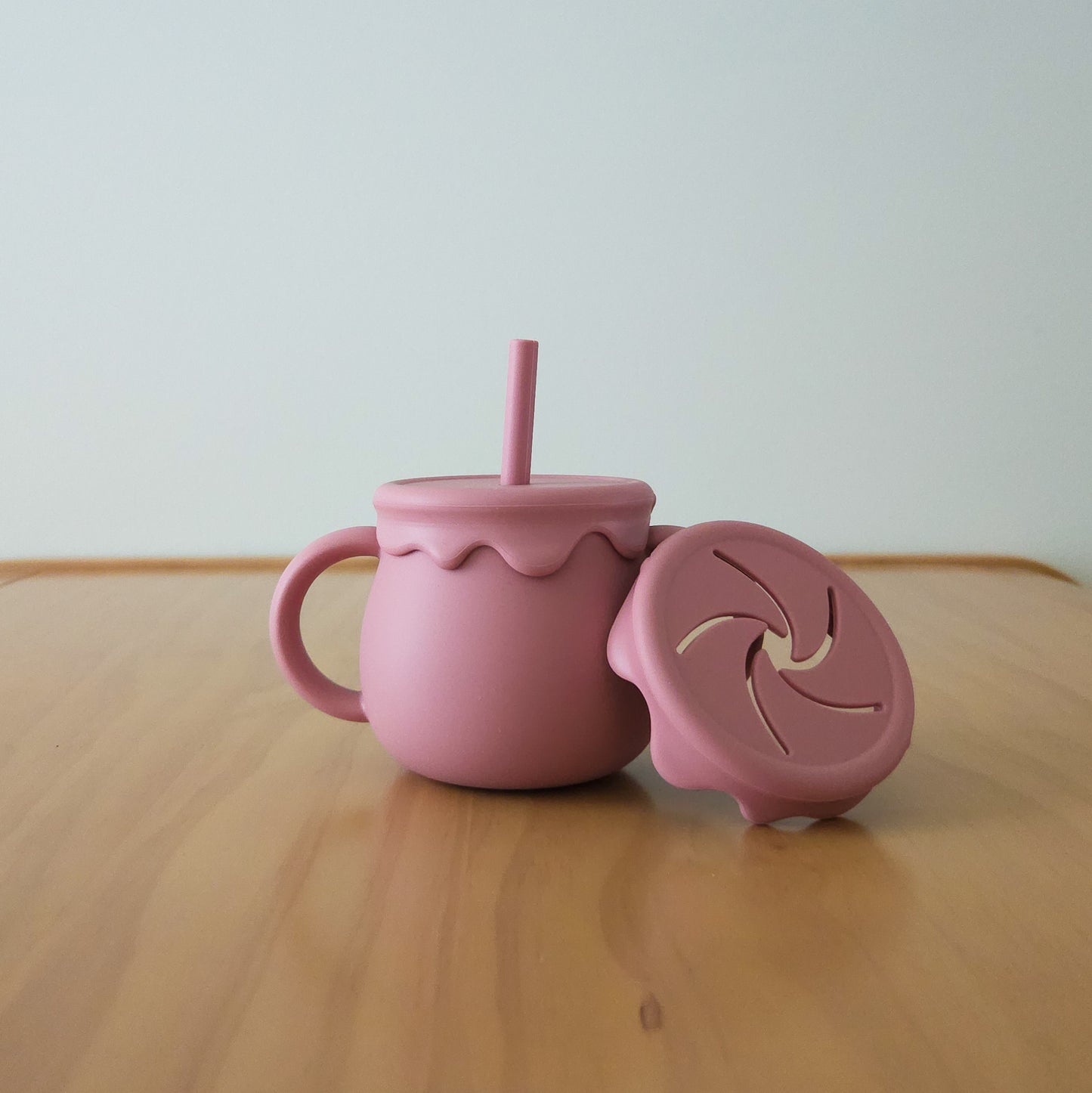 Silicone Honey Sippy and Snack Cup