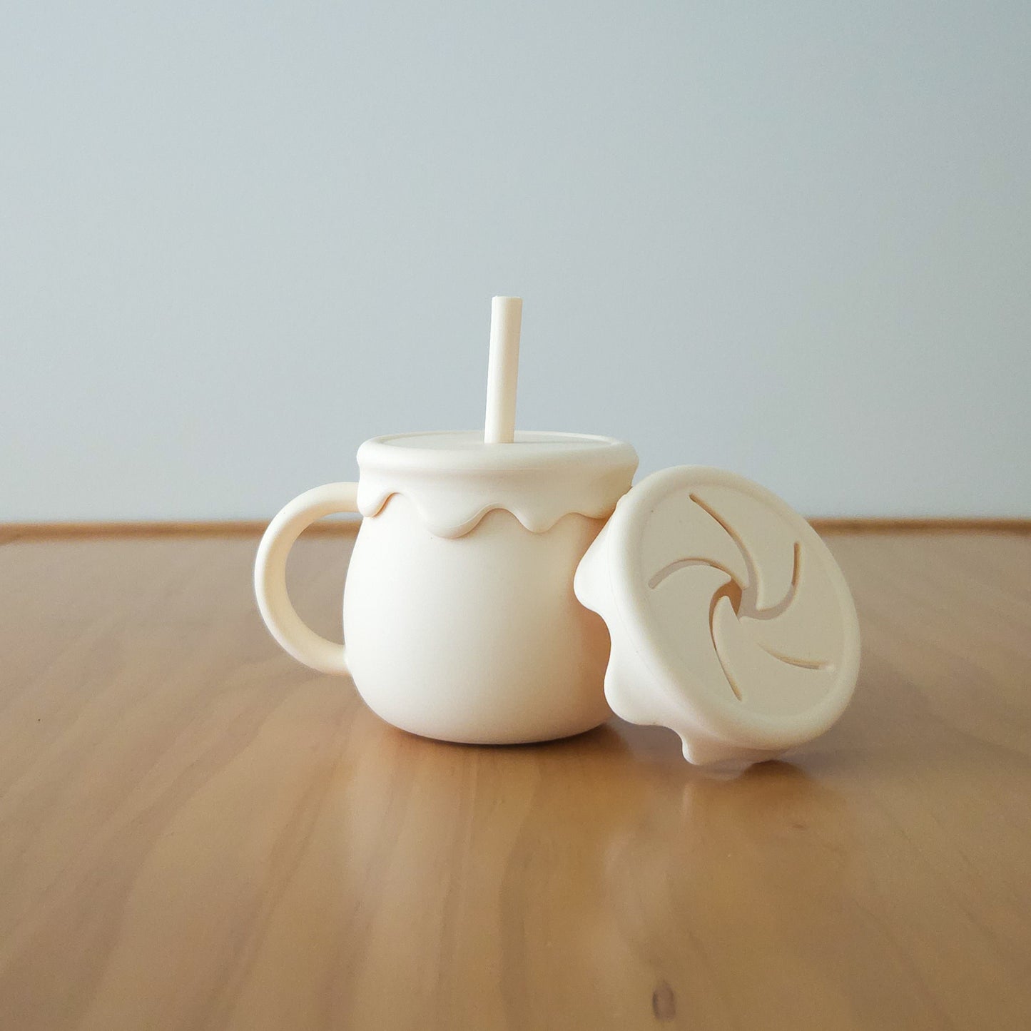 Silicone Honey Sippy and Snack Cup