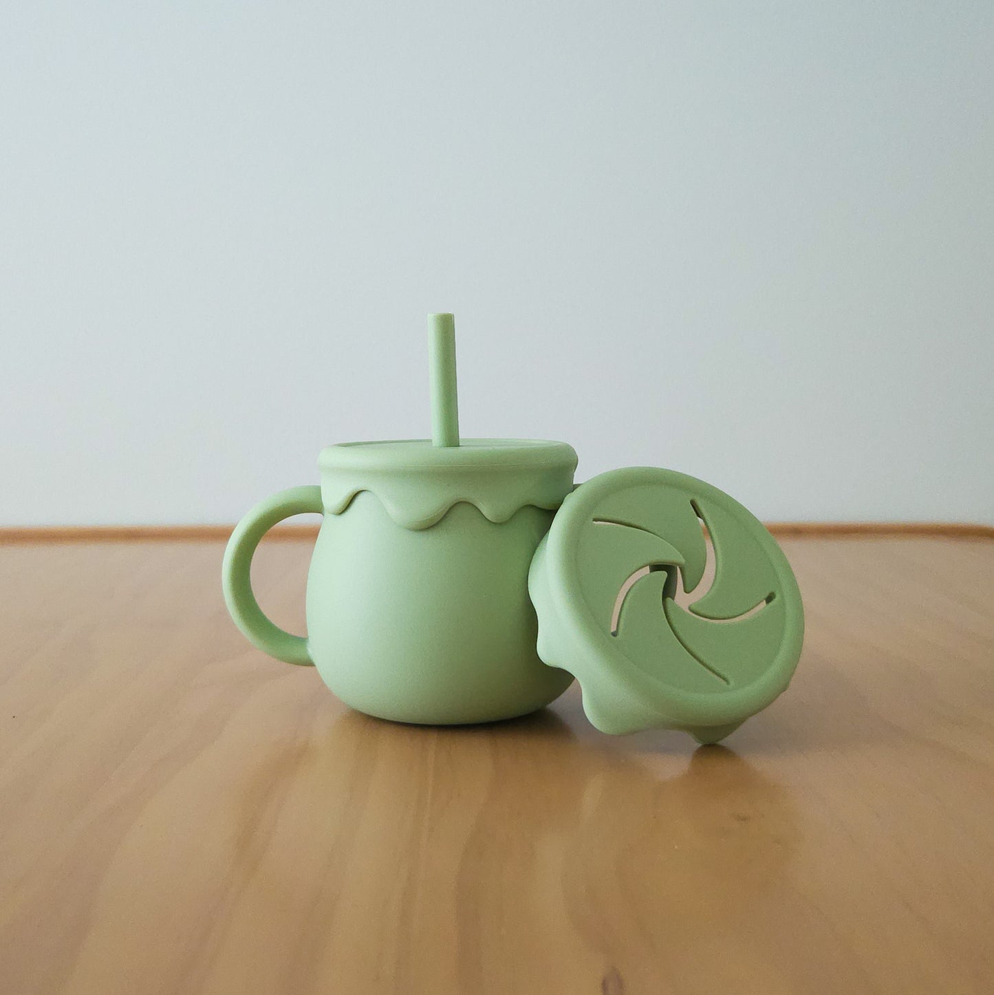 Silicone Honey Sippy and Snack Cup